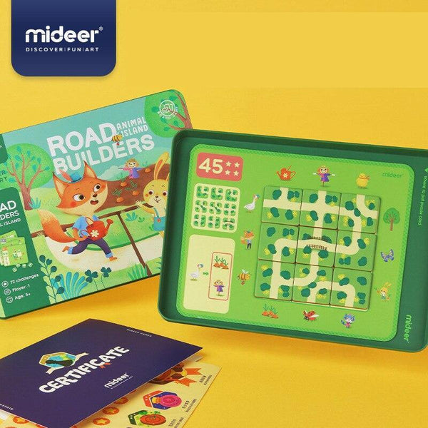 Load image into Gallery viewer, Mideer Road Builders Animal Island 72 Challenges - HN Bazar 
