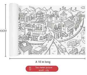 Mideer 10 M Learning Handmade Paper Painting Game - HN Bazar 