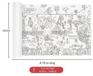 Mideer 10 M Learning Handmade Paper Painting Game - HN Bazar 