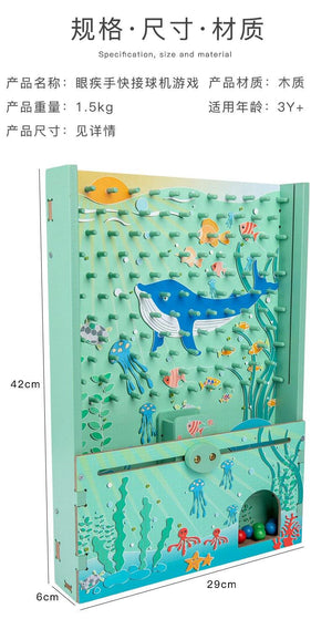 Ball Catcher Game Eye-Hand Coordination CNF5 - HN Bazar 