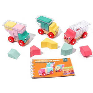 Truck Wooden Intellectual Challenge CNF5 - HN Bazar 
