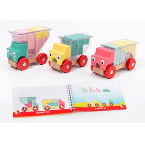 Truck Wooden Intellectual Challenge CNF5 - HN Bazar 