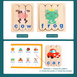 Creative English Alphabet Spelling Bar Puzzle CNF5 - HN Bazar 