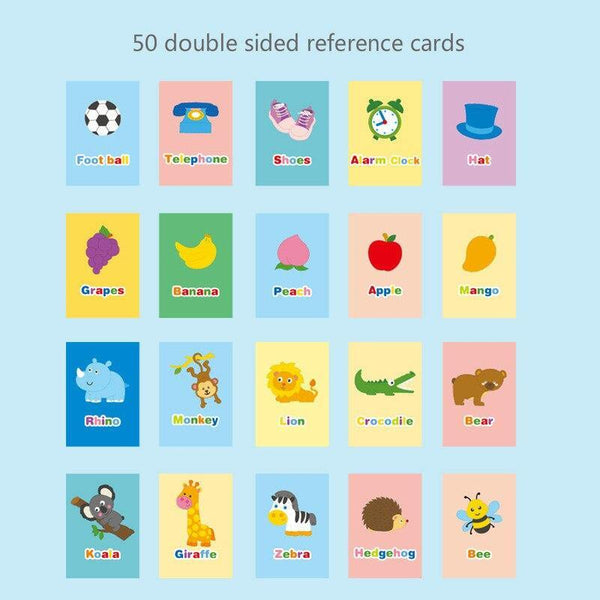 تحميل الصورة في عارض الصور ، Cognitive Magnetic Puzzle With Spelling Card CNF5 - HN Bazar 
