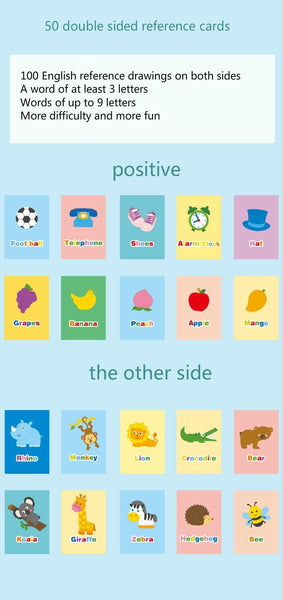 تحميل الصورة في عارض الصور ، Cognitive Magnetic Puzzle With Spelling Card CNF5 - HN Bazar 

