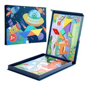 Magnetic Tangram Jigsaw Puzzle Board CNF5 - HN Bazar 