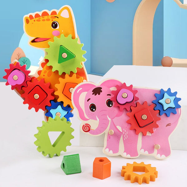 تحميل الصورة في عارض الصور ، Wooden Color Shape Match Building Blocks CNF5
