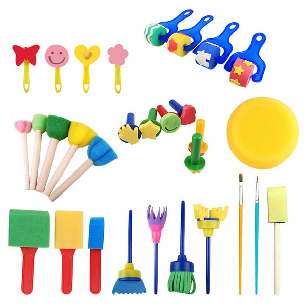 Load image into Gallery viewer, 30Pcs Painting Sponge Brushes Set CNF B
