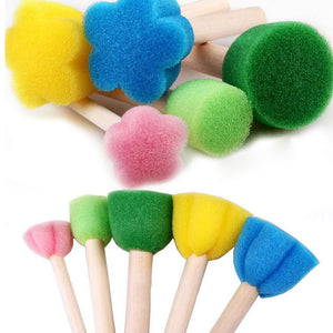 30Pcs Painting Sponge Brushes Set CNF B