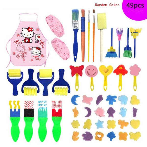 Load image into Gallery viewer, 49Pcs Painting Sponge Brush CNF B
