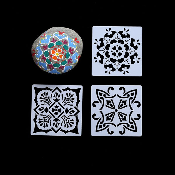Load image into Gallery viewer, Mandala Dotting Painting Stencils Templates CNF B
