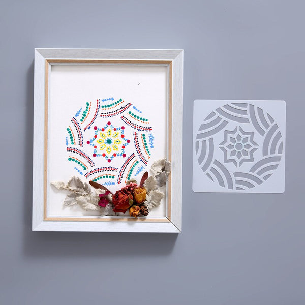 Load image into Gallery viewer, Mandala Dotting Painting Stencils Templates CNF B
