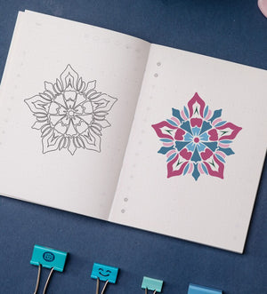 Mandala Dotting Painting Stencils Templates CNF B