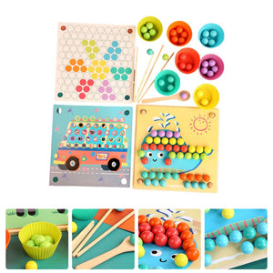 Clip Beads Toys + Color Sorting Toys CNF5