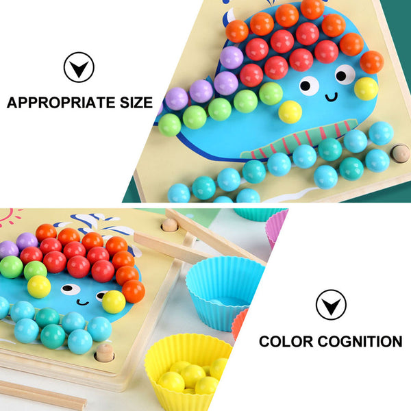 Load image into Gallery viewer, Clip Beads Toys + Color Sorting Toys CNF5
