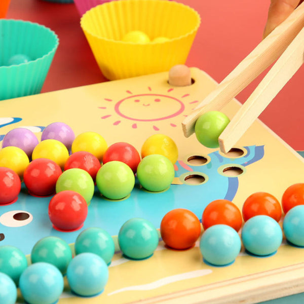 Load image into Gallery viewer, Clip Beads Toys + Color Sorting Toys CNF5
