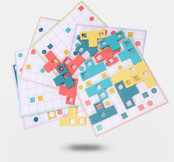 Load image into Gallery viewer, Creative Early Educational Toy Tangram Jigsaw Board Puzzles CNF5 CNF7
