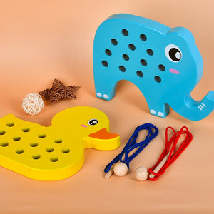 Zoo String Toy- Elephant and Duck CNF6