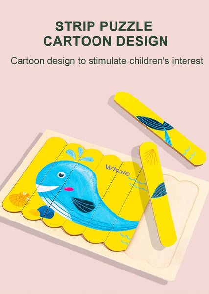 تحميل الصورة في عارض الصور ، Creative Strip Puzzle CNF5 على الوجهين
