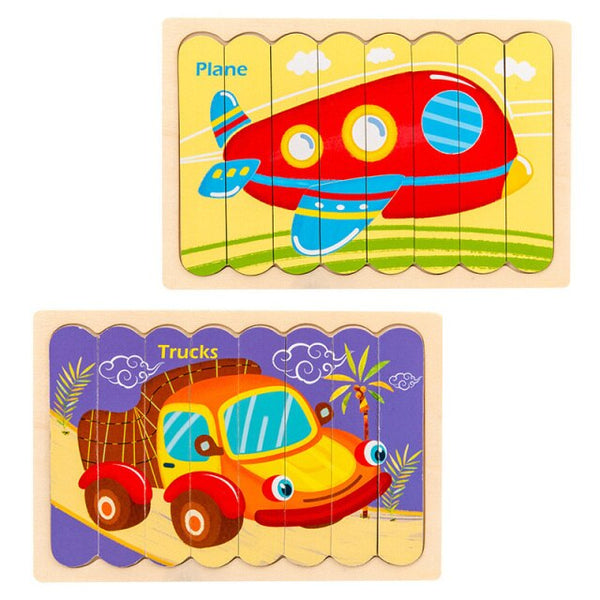 تحميل الصورة في عارض الصور ، Creative Strip Puzzle CNF5 على الوجهين
