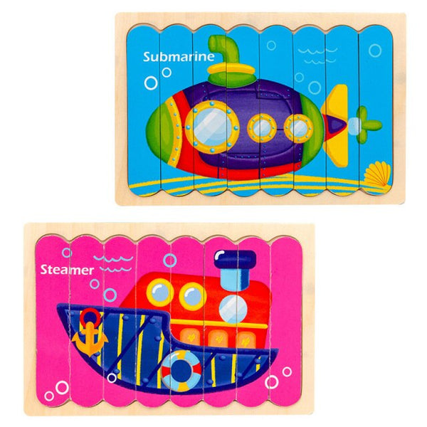 تحميل الصورة في عارض الصور ، Creative Strip Puzzle CNF5 على الوجهين
