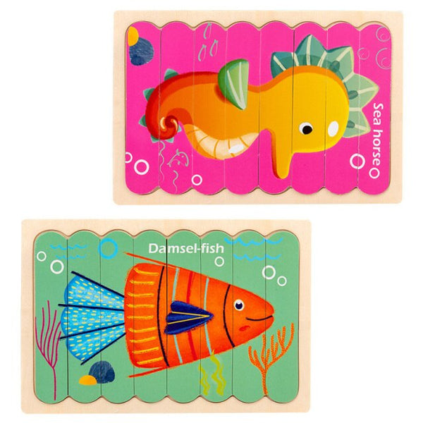 تحميل الصورة في عارض الصور ، Creative Strip Puzzle CNF5 على الوجهين
