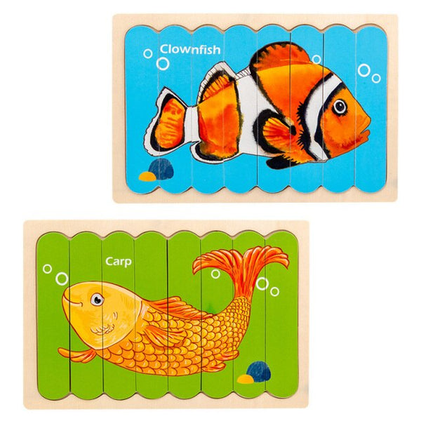 تحميل الصورة في عارض الصور ، Creative Strip Puzzle CNF5 على الوجهين
