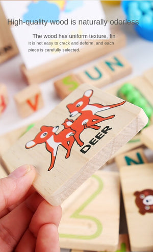 Letters Matching Clip Beads CNF6