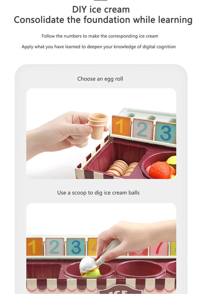 Load image into Gallery viewer, Ice Cream Stack Up Tower CNF D
