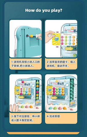 STEAM Montessori Puzzle Rolling Ball Toy CNF D
