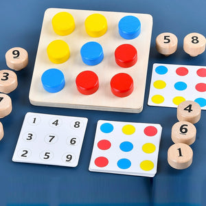 Wooden Tighten The Screws Matching Challenge Table CNF6