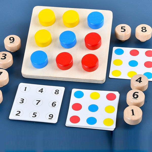 Load image into Gallery viewer, Wooden Tighten The Screws Matching Challenge Table CNF6
