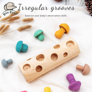 Mushroom Picking Educational Rainbow Shape Matching - CNF8