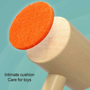Wooden Hammer Early Education Pounding Toy CNF D