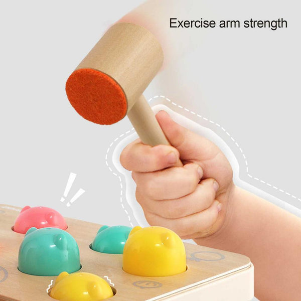 Load image into Gallery viewer, Wooden Hammer Early Education Pounding Toy CNF D
