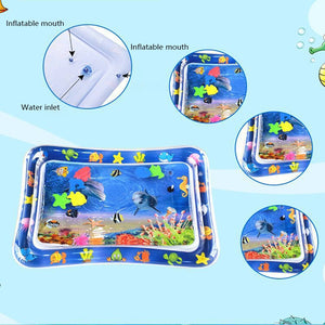 Inflatable Baby Play Mat Infant Water Spray Pad-AE