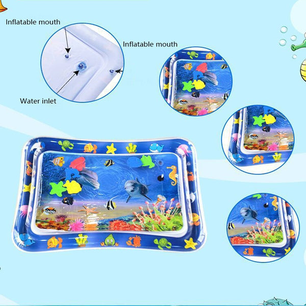 Load image into Gallery viewer, Inflatable Baby Play Mat Infant Water Spray Pad-AE
