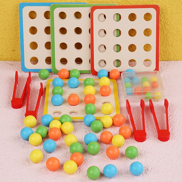 تحميل الصورة في عارض الصور ، Wooden Beads Game Montessori Educational Early CNF7
