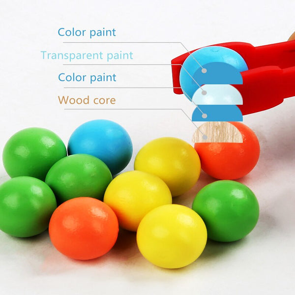 تحميل الصورة في عارض الصور ، Wooden Beads Game Montessori Educational Early CNF7
