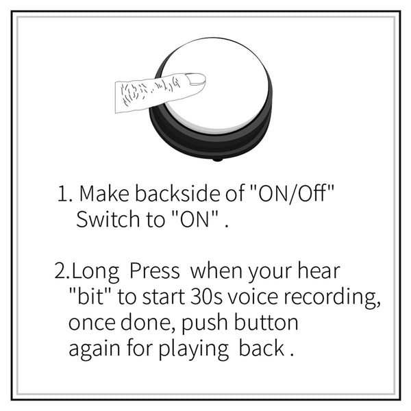 Load image into Gallery viewer, 4Pcs Recordable Talking Buzzer with Light-AE

