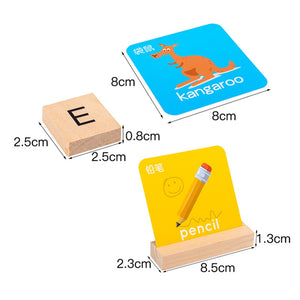 Alphabet Words Cards Matching Puzzles CNF5
