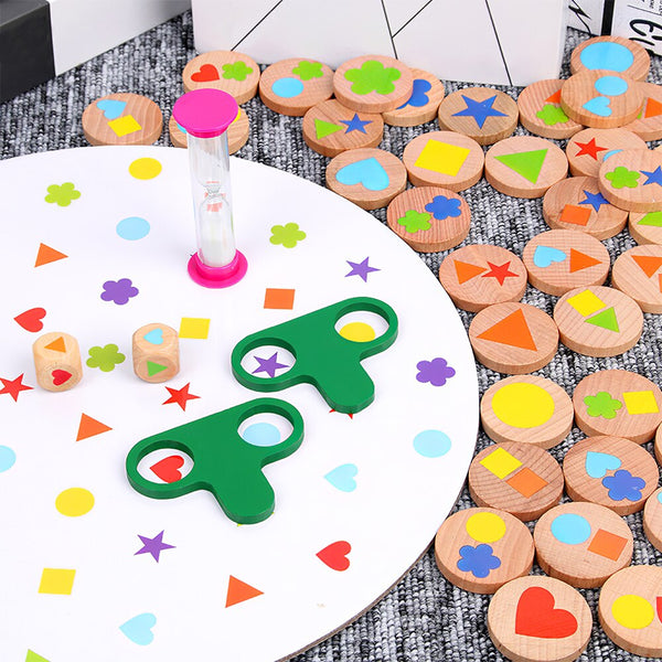 Load image into Gallery viewer, Shape And Pattern Matching Building Toys Montessori Logic Training CNF5
