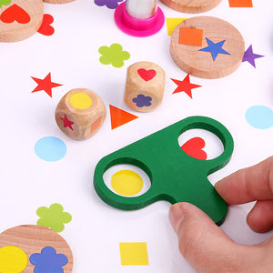 Shape And Pattern Matching Building Toys Montessori Logic Training CNF5