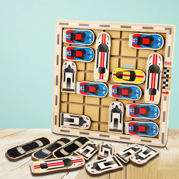 تحميل الصورة في عارض الصور ، Sliding Hand Wooden Parking Car CNF5
