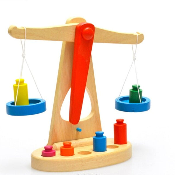 تحميل الصورة في عارض الصور ، Wooden Balance Scale with 6 Weights CNF5 CNF7
