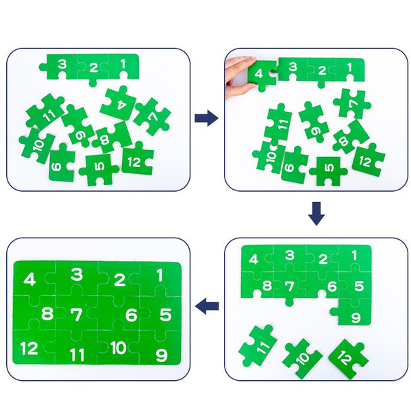 تحميل الصورة في عارض الصور ، Four-in-one Advanced Animal Cognition Paper Puzzle CNF5 CNF7
