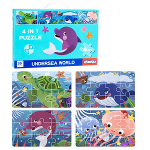 Four-in-one Advanced Animal Cognition Paper Puzzle CNF5 CNF7