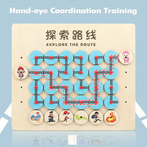 Maze Board Find The Route Puzzle CNF5 CNF7