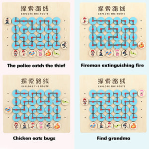 Maze Board Find The Route Puzzle CNF5 CNF7
