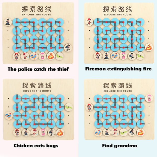 تحميل الصورة في عارض الصور ، Maze Board Find The Route Puzzle CNF5 CNF7
